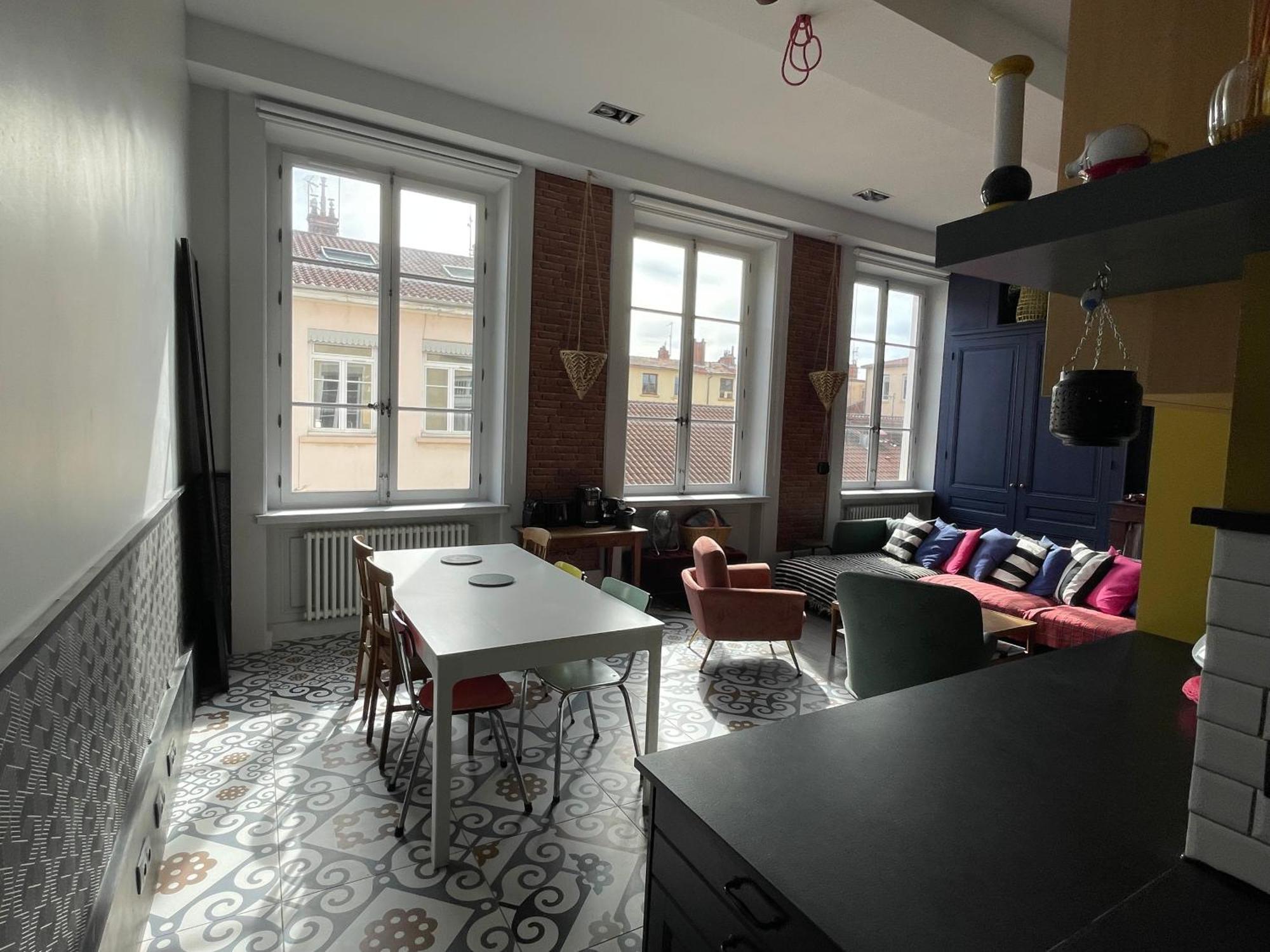 شقة Lyon4 Cocooning Centre Croix Rousse 86M2-4P المظهر الخارجي الصورة