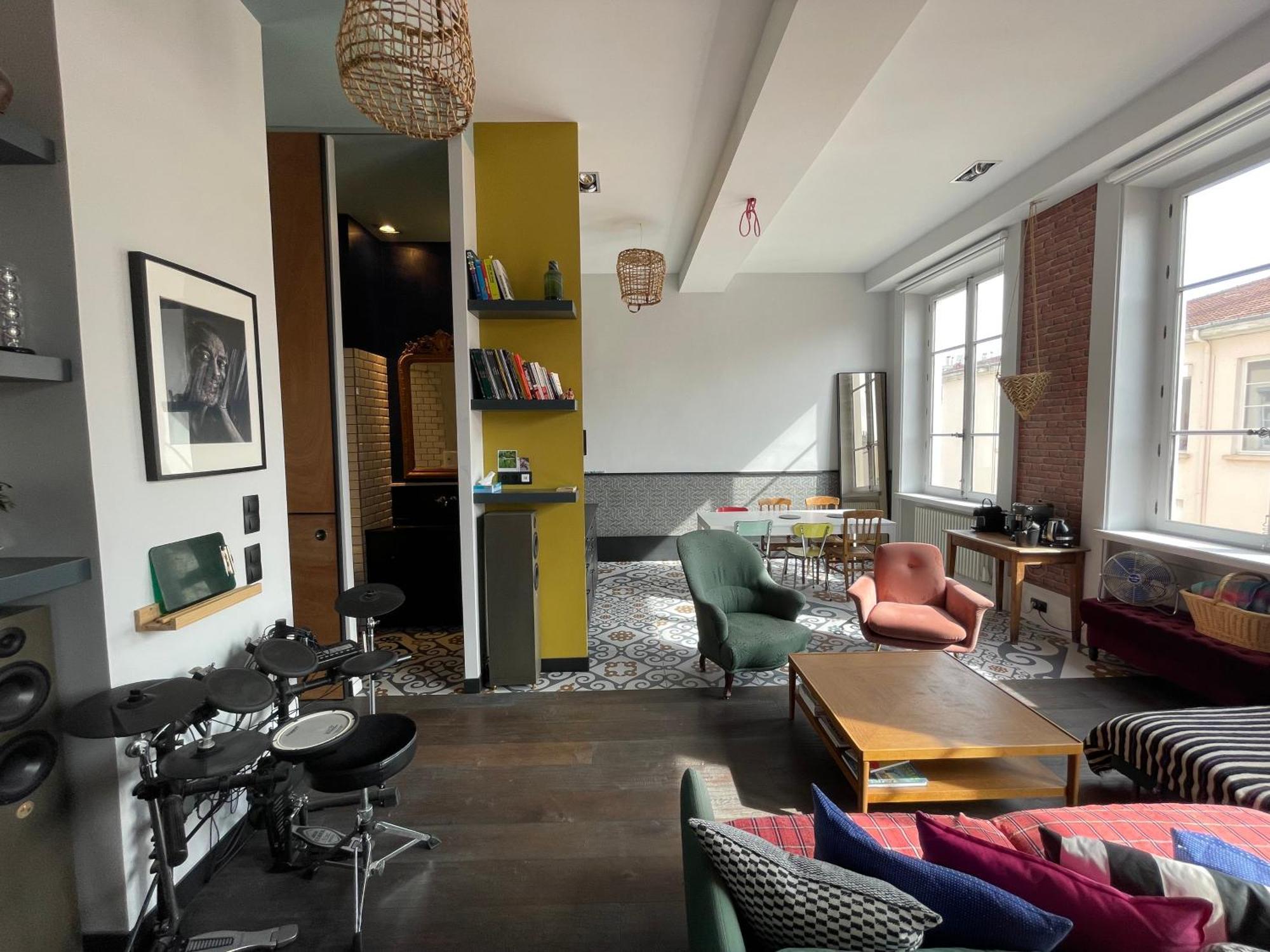شقة Lyon4 Cocooning Centre Croix Rousse 86M2-4P المظهر الخارجي الصورة