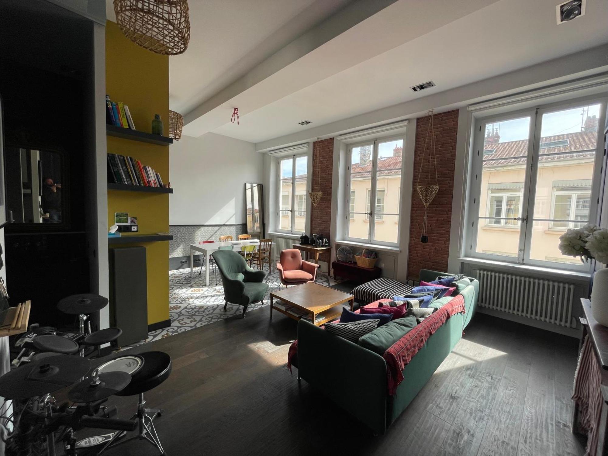 شقة Lyon4 Cocooning Centre Croix Rousse 86M2-4P المظهر الخارجي الصورة