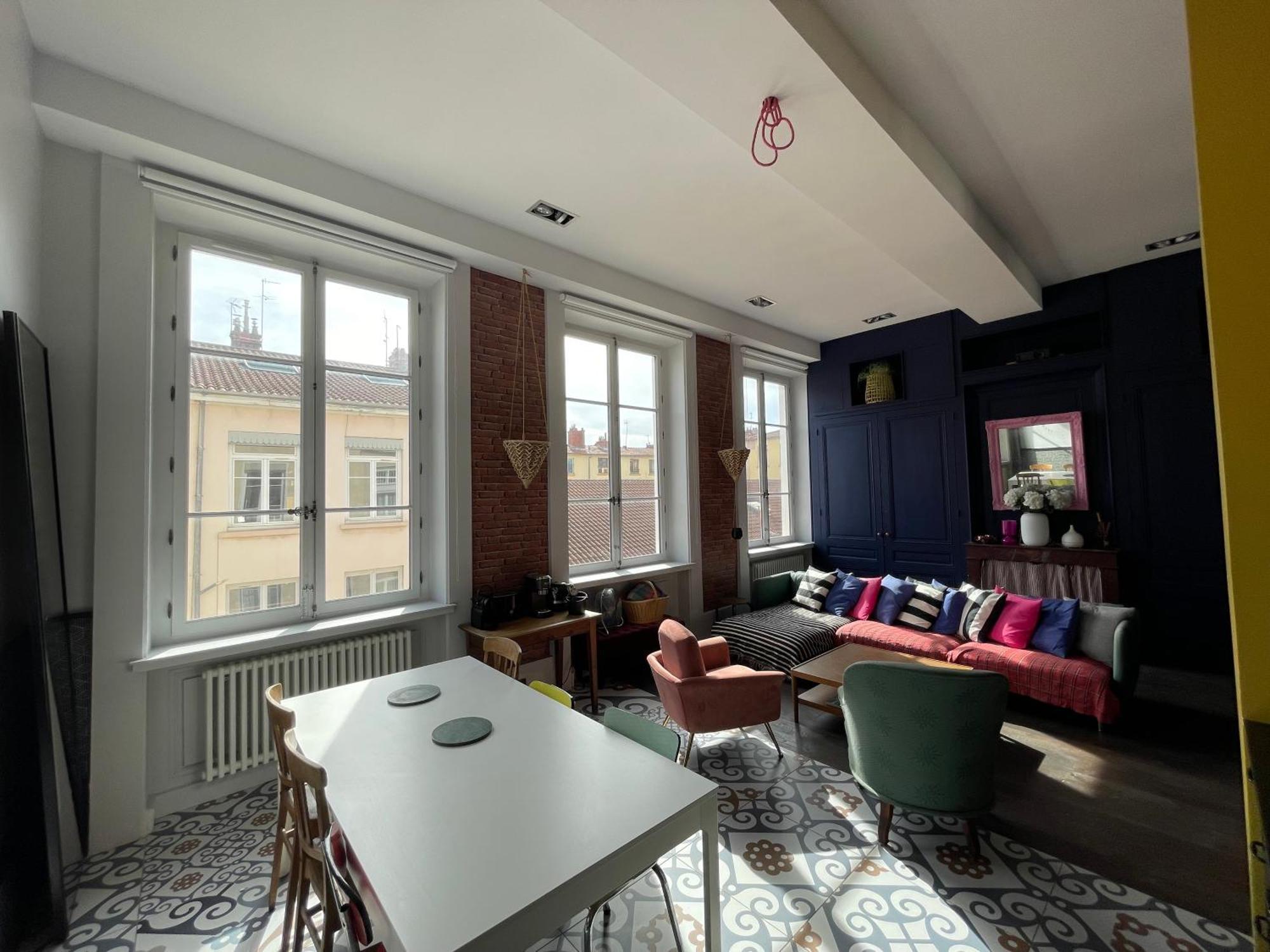 شقة Lyon4 Cocooning Centre Croix Rousse 86M2-4P المظهر الخارجي الصورة