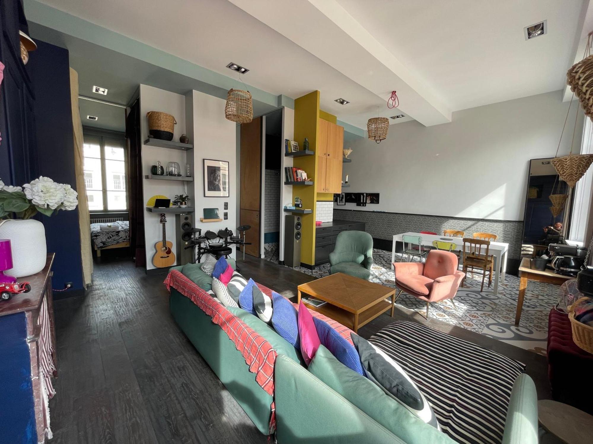 شقة Lyon4 Cocooning Centre Croix Rousse 86M2-4P المظهر الخارجي الصورة